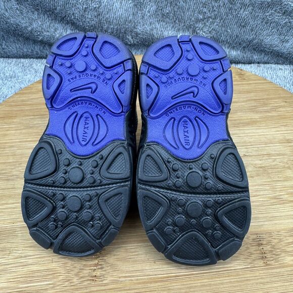 Nike Air Max 95 Shoes Boys 3C Grey Blue Teal Black Mesh Sneakers 905462-023 OG - Picture 7 of 8